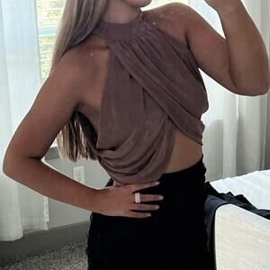 12th Tribe Halter Crop Top